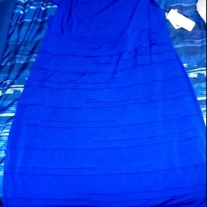 Royal blue Sleeveless Dress